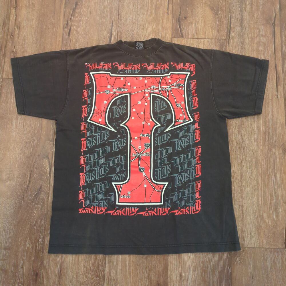 Y2K Texas Adult Medium Shirt Austin San Antonio Dallas‎ Rangers Fort Worth Punk